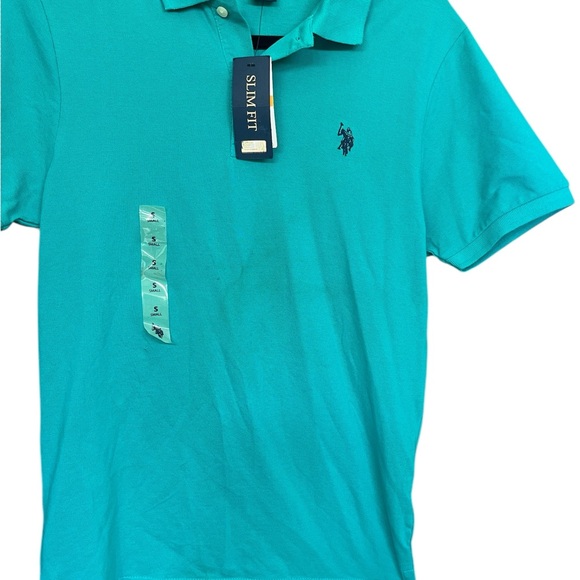 U.S. Polo Assn. Other - US. Polo Assn. Blue Polo Shirt‎ Vibrant Classic Design, Slim Men’s Size Small